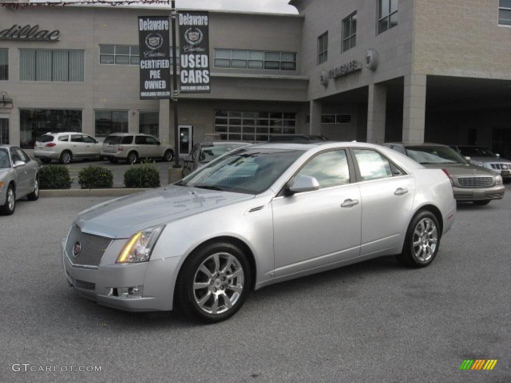 Radiant Silver 2009 Cadillac CTS Sedan Exterior Photo #41139479