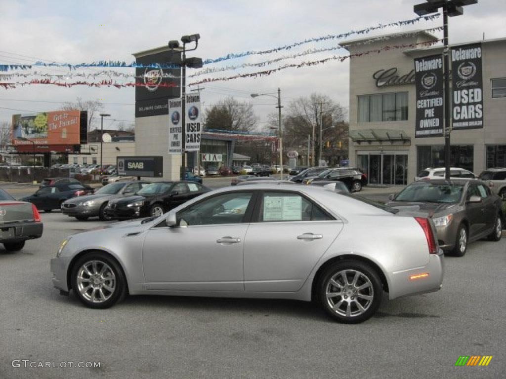 Radiant Silver 2009 Cadillac CTS Sedan Exterior Photo #41139491