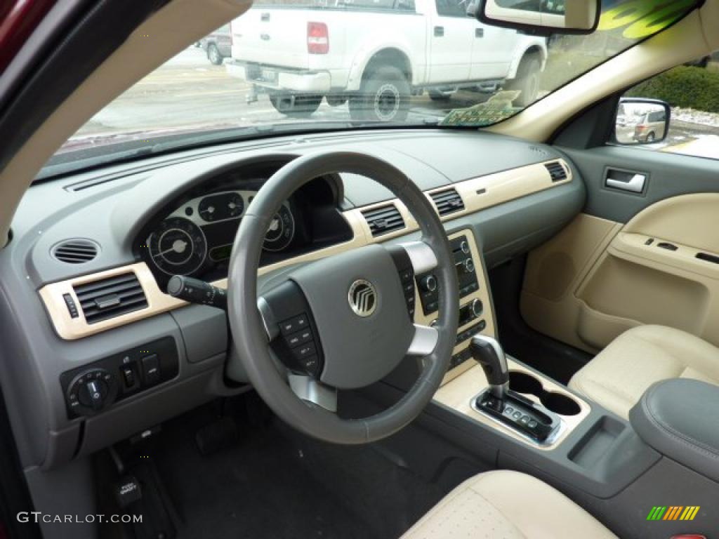Medium Light Stone Interior 2008 Mercury Sable Premier AWD Sedan Photo #41140451