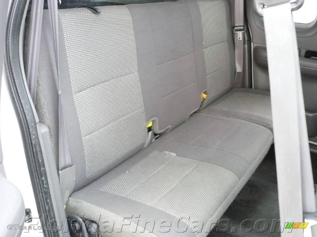 2002 F150 XL SuperCab - Oxford White / Dark Graphite photo #11