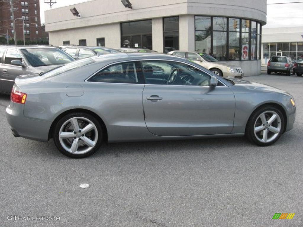 2009 A5 3.2 quattro Coupe - Quartz Grey Metallic / Black photo #5