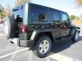 2011 Natural Green Pearl Jeep Wrangler Unlimited Sahara 4x4  photo #3