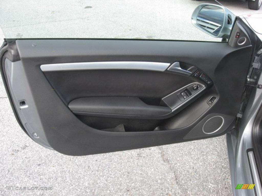 2009 Audi A5 3.2 quattro Coupe Black Door Panel Photo #41141399