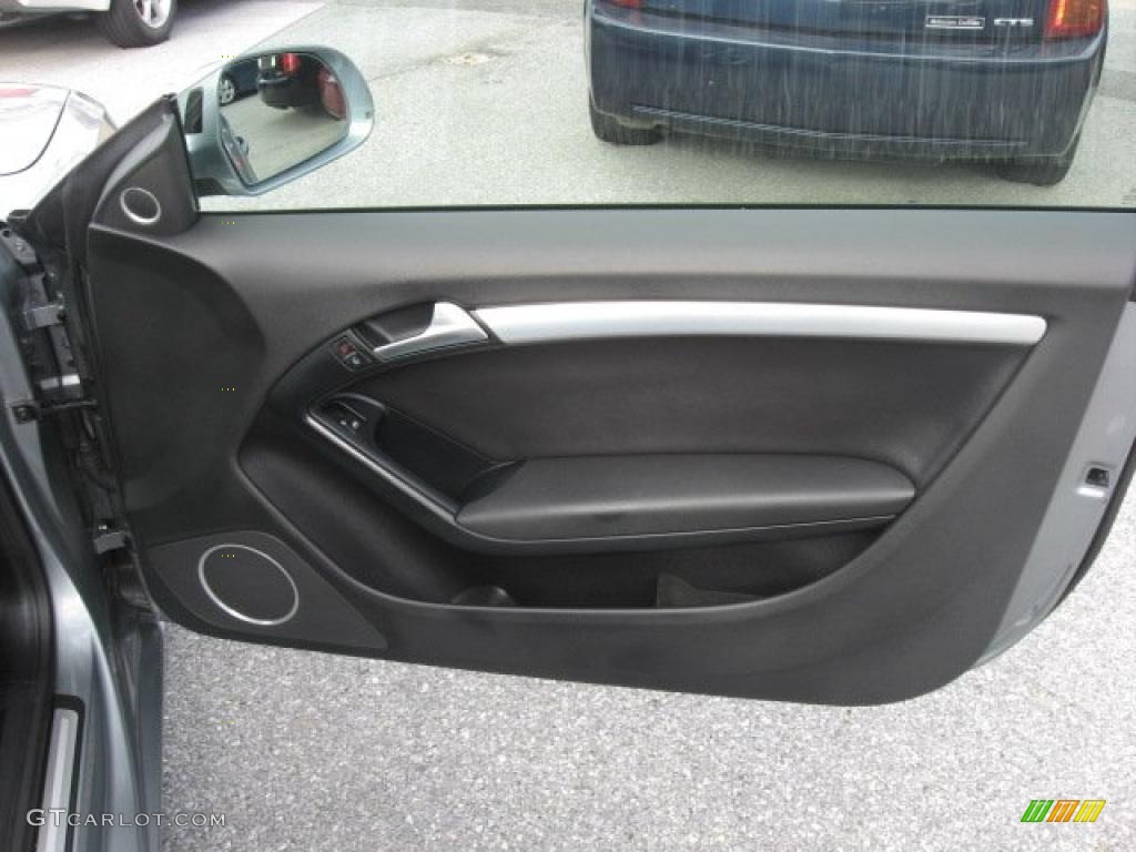 2009 Audi A5 3.2 quattro Coupe Black Door Panel Photo #41141412