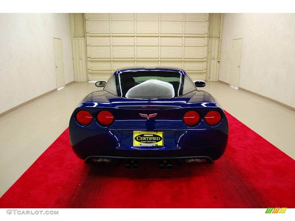 2007 Corvette Coupe - LeMans Blue Metallic / Ebony photo #6