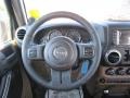 Black/Dark Saddle Steering Wheel Photo for 2011 Jeep Wrangler Unlimited #41141471
