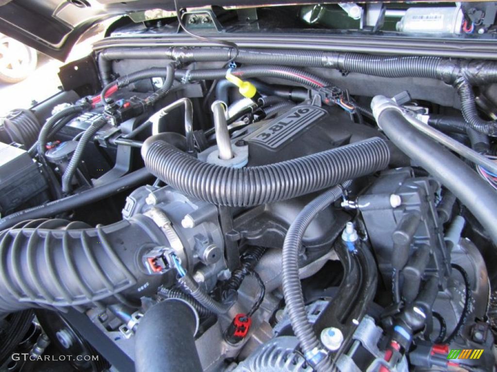 2011 Jeep Wrangler Unlimited Sahara 4x4 3.8 Liter OHV 12-Valve V6 Engine Photo #41141487