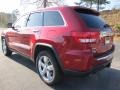 2011 Inferno Red Crystal Pearl Jeep Grand Cherokee Overland 4x4  photo #2