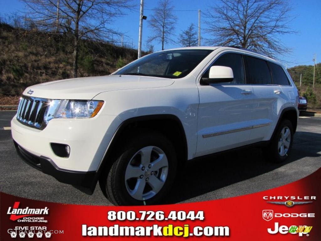 2011 Grand Cherokee Laredo X Package - Stone White / Black photo #1