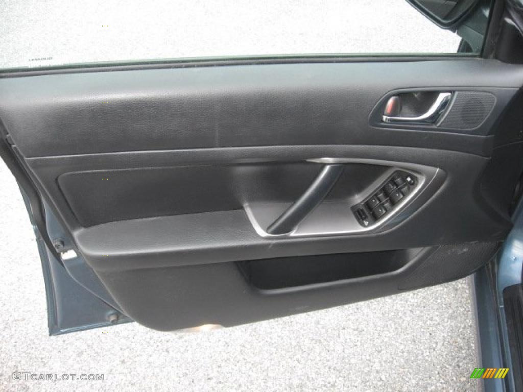 2005 Subaru Legacy 2.5i Limited Sedan Charcoal Black Door Panel Photo #41142119