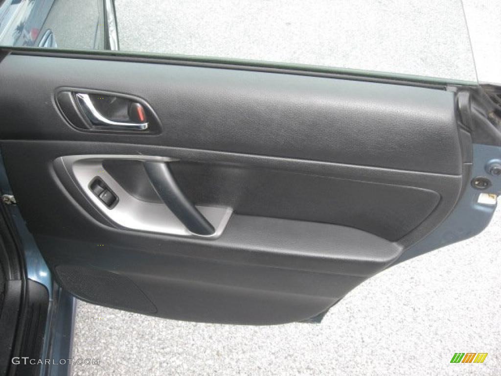 2005 Subaru Legacy 2.5i Limited Sedan Charcoal Black Door Panel Photo #41142155
