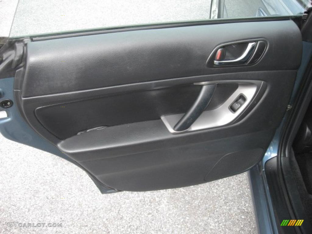 2005 Subaru Legacy 2.5i Limited Sedan Charcoal Black Door Panel Photo #41142167