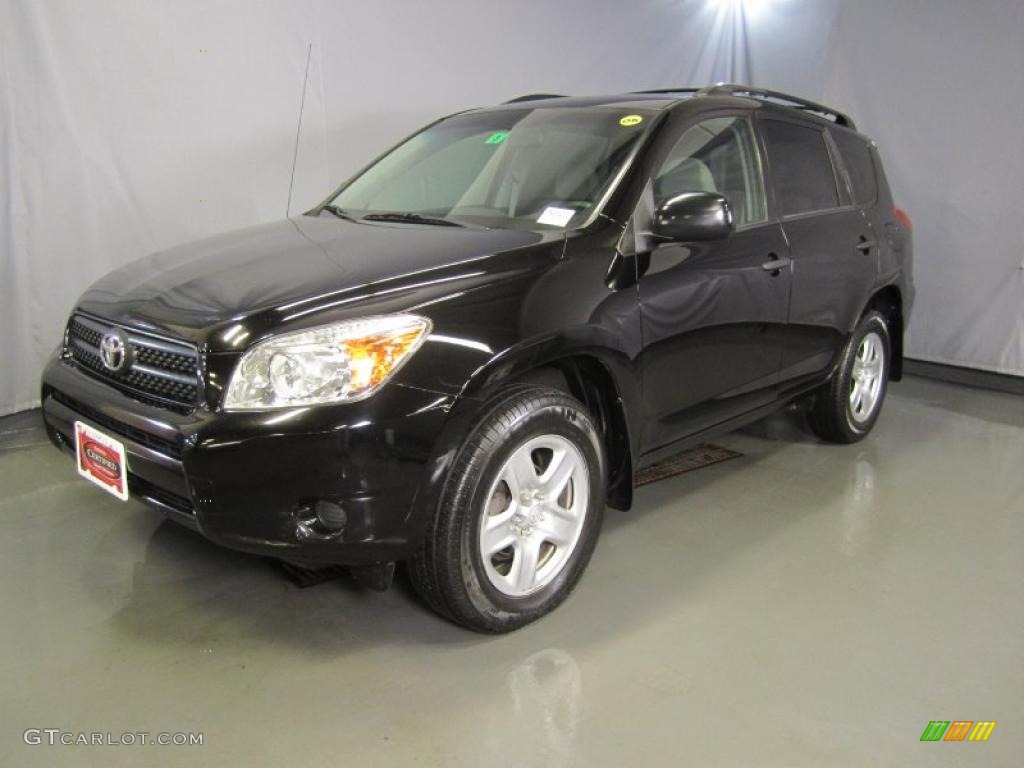 2007 RAV4 4WD - Black / Ash Gray photo #1