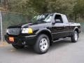 2002 Black Clearcoat Ford Ranger XLT SuperCab 4x4  photo #1