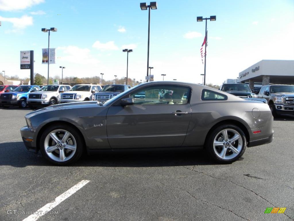 2011 Mustang GT Premium Coupe - Sterling Gray Metallic / Stone photo #5