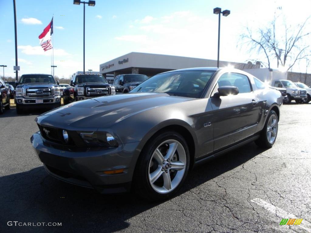 2011 Mustang GT Premium Coupe - Sterling Gray Metallic / Stone photo #6
