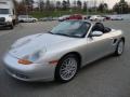 2001 Arctic Silver Metallic Porsche Boxster   photo #2