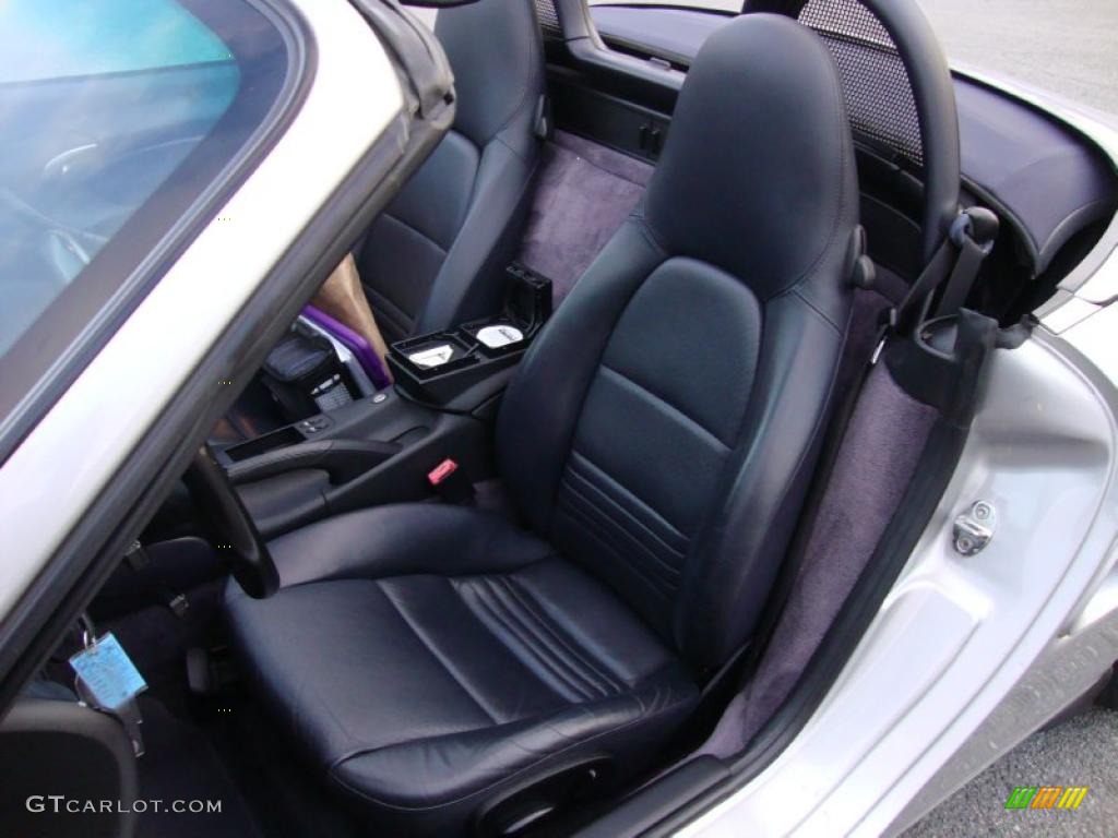 Metropol Blue Interior 2001 Porsche Boxster Standard Boxster Model Photo #41147831
