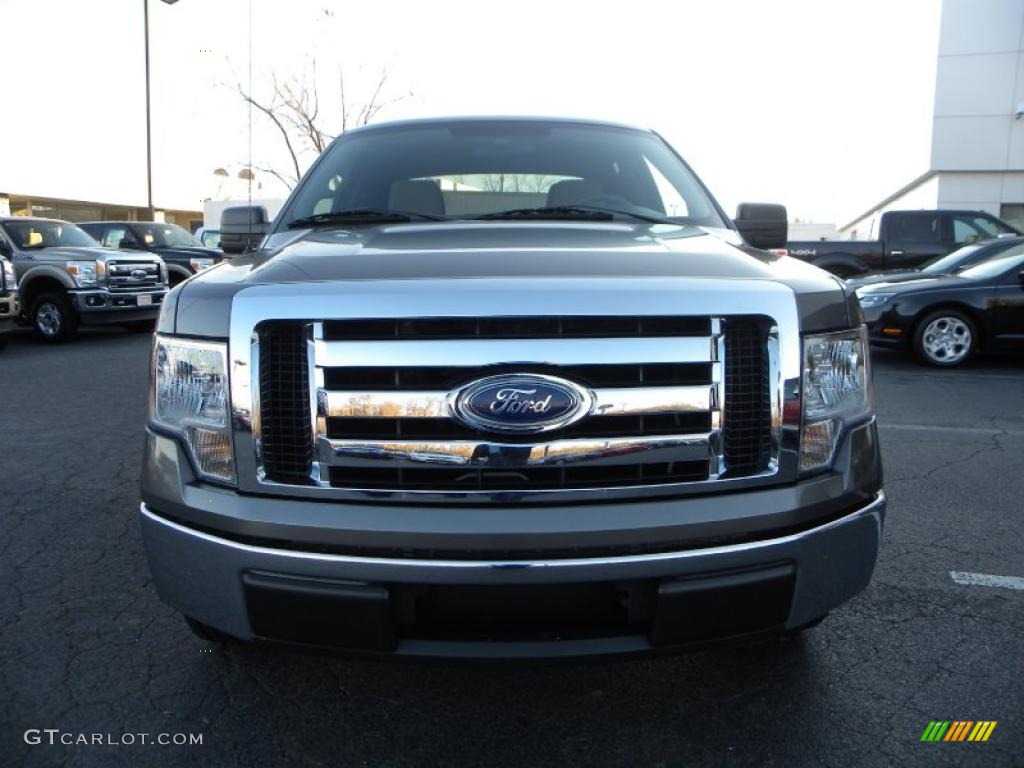 2010 F150 XLT SuperCrew - Sterling Grey Metallic / Medium Stone photo #7