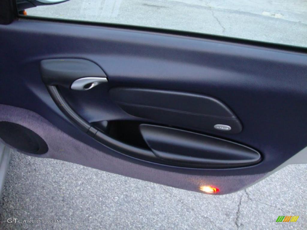 Metropol Blue Interior 2001 Porsche Boxster Standard Boxster Model Photo #41147919