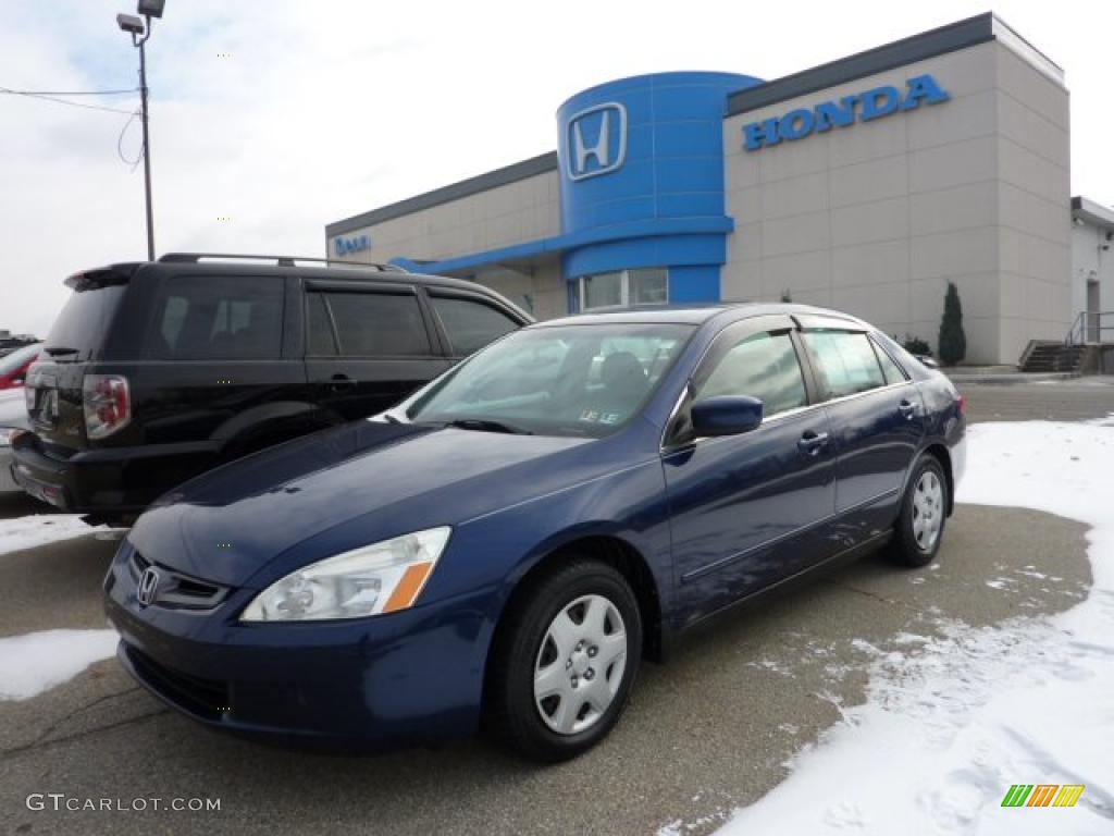 2005 Accord LX Sedan - Eternal Blue Pearl / Gray photo #1