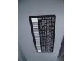 2001 Porsche Boxster Standard Boxster Model Info Tag