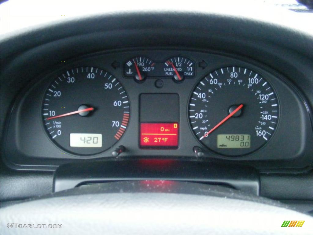 2000 Passat GLS 1.8T Sedan - Black Magic / Black photo #18
