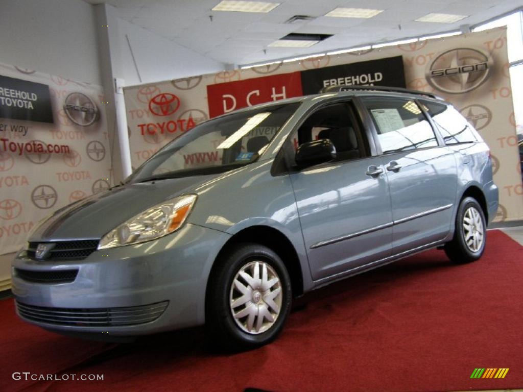 2004 Sienna CE - Blue Mirage Metallic / Stone Gray photo #1