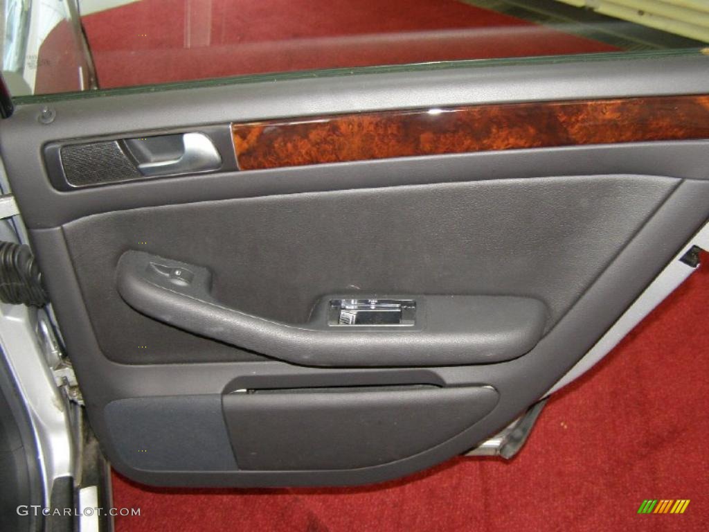 2004 Audi A6 3.0 quattro Sedan Ebony Door Panel Photo #41149527