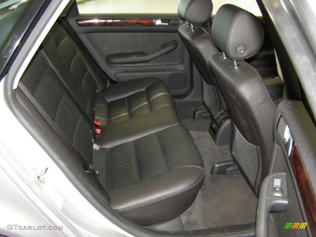 Ebony Interior 2004 Audi A6 3.0 quattro Sedan Photo #41149543