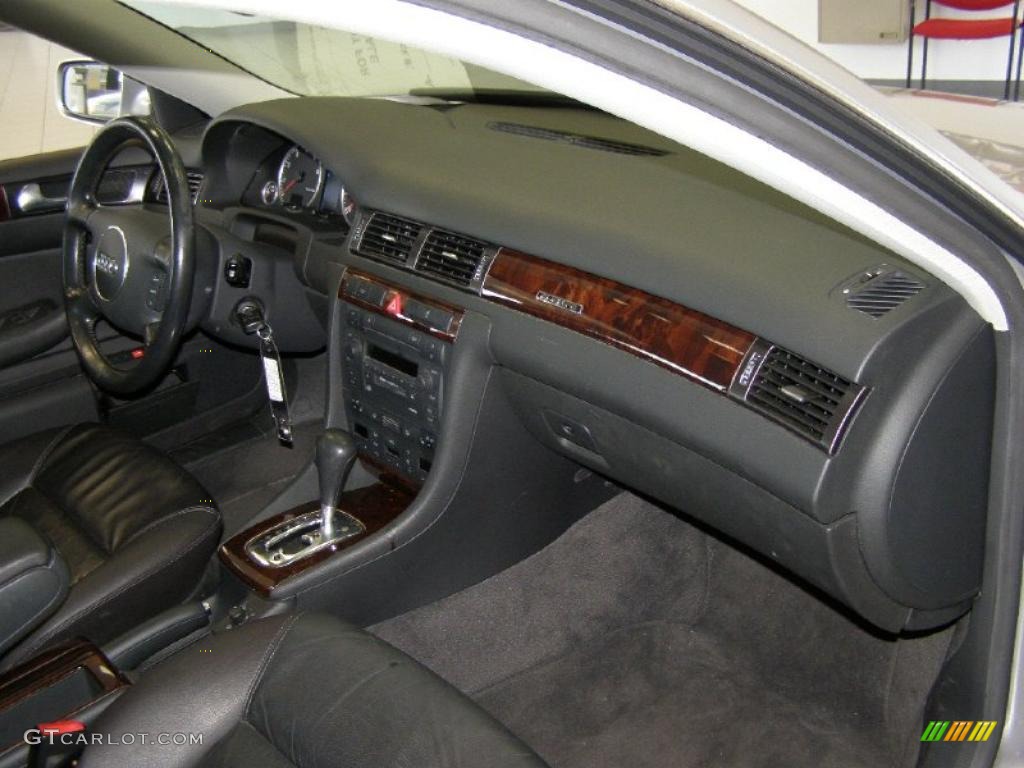 2004 Audi A6 3.0 quattro Sedan Ebony Dashboard Photo #41149575