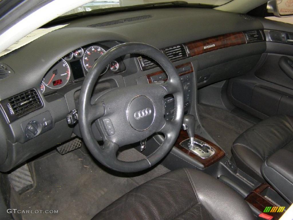 Ebony Interior 2004 Audi A6 3.0 quattro Sedan Photo #41149679