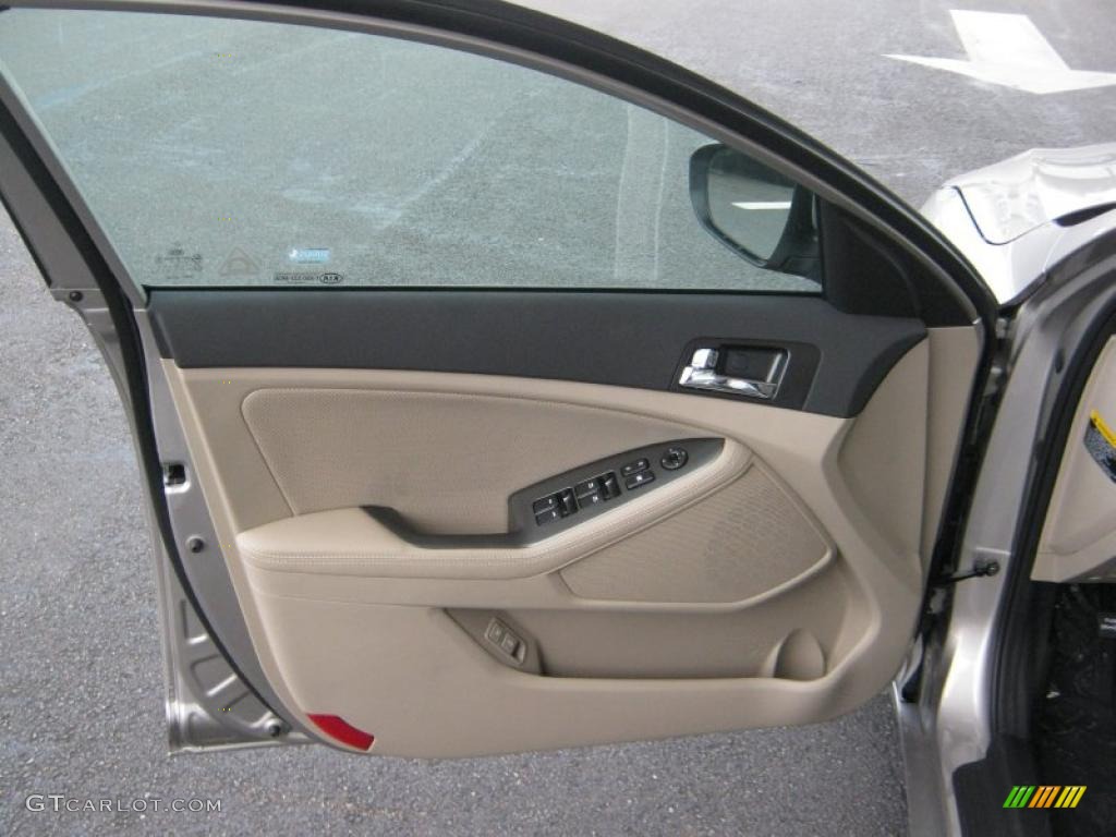 2011 Kia Optima EX Beige Door Panel Photo #41150520