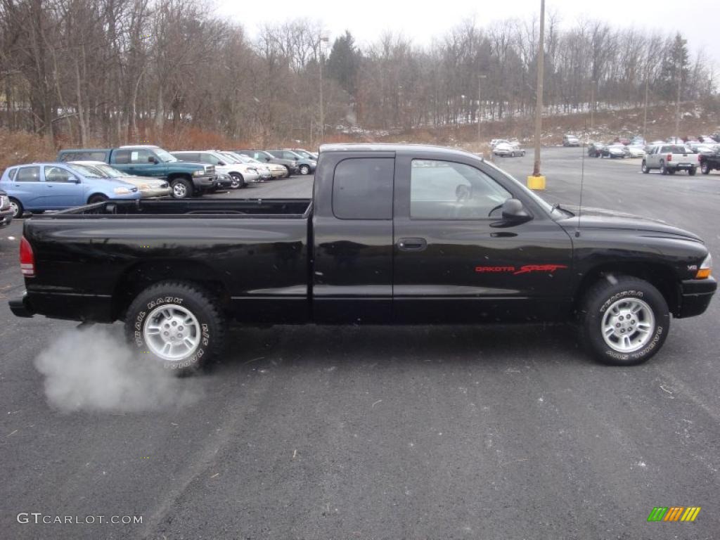 Black 1997 Dodge Dakota Sport Extended Cab Exterior Photo #41151972