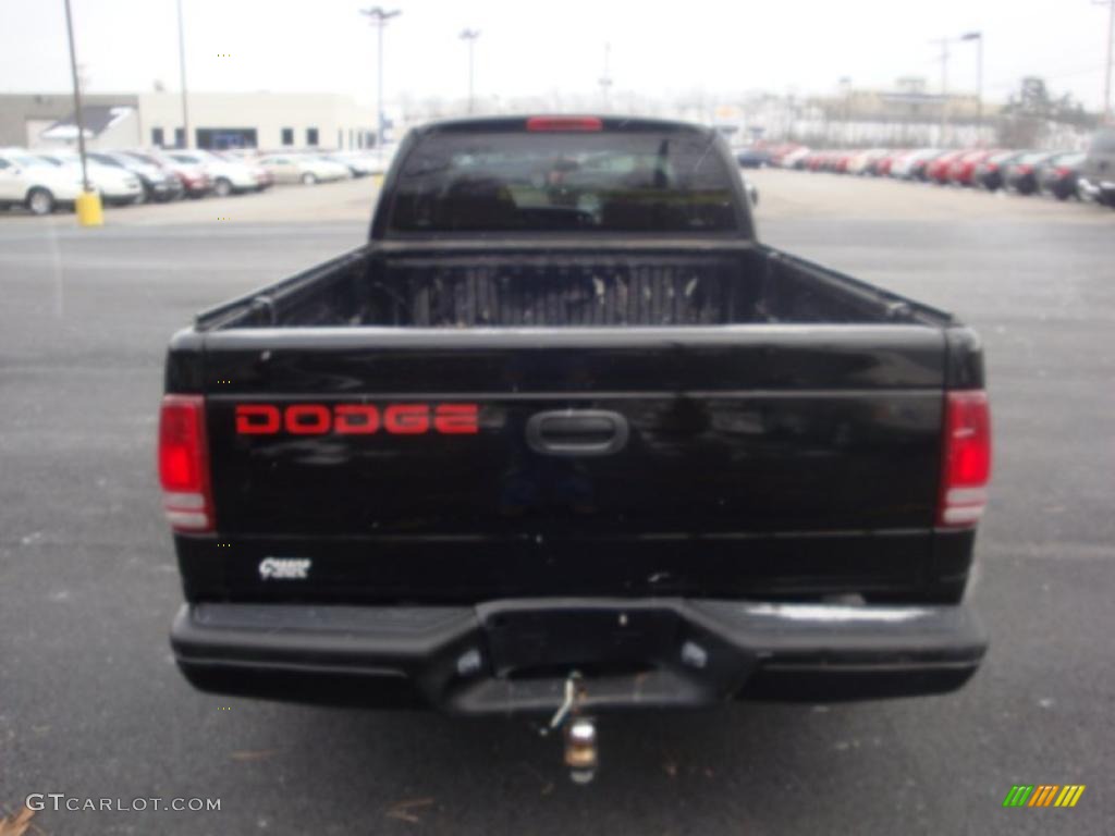 1997 Dakota Sport Extended Cab - Black / Mist Gray photo #4