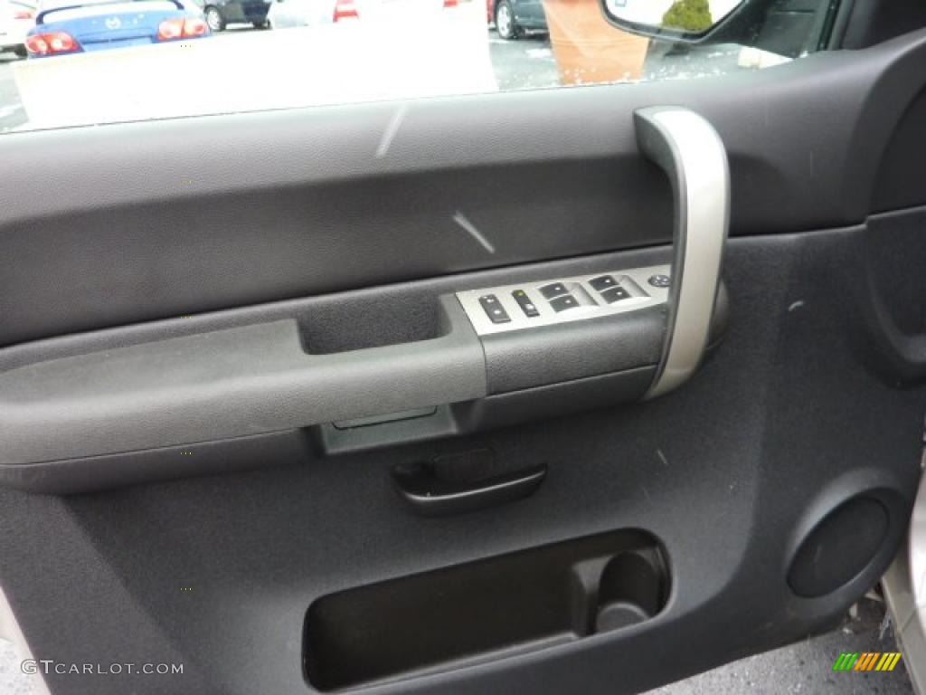 2008 Silverado 1500 LS Extended Cab 4x4 - Silver Birch Metallic / Dark Titanium photo #15