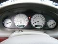 2002 Chrysler 300 Light Taupe Interior Gauges Photo