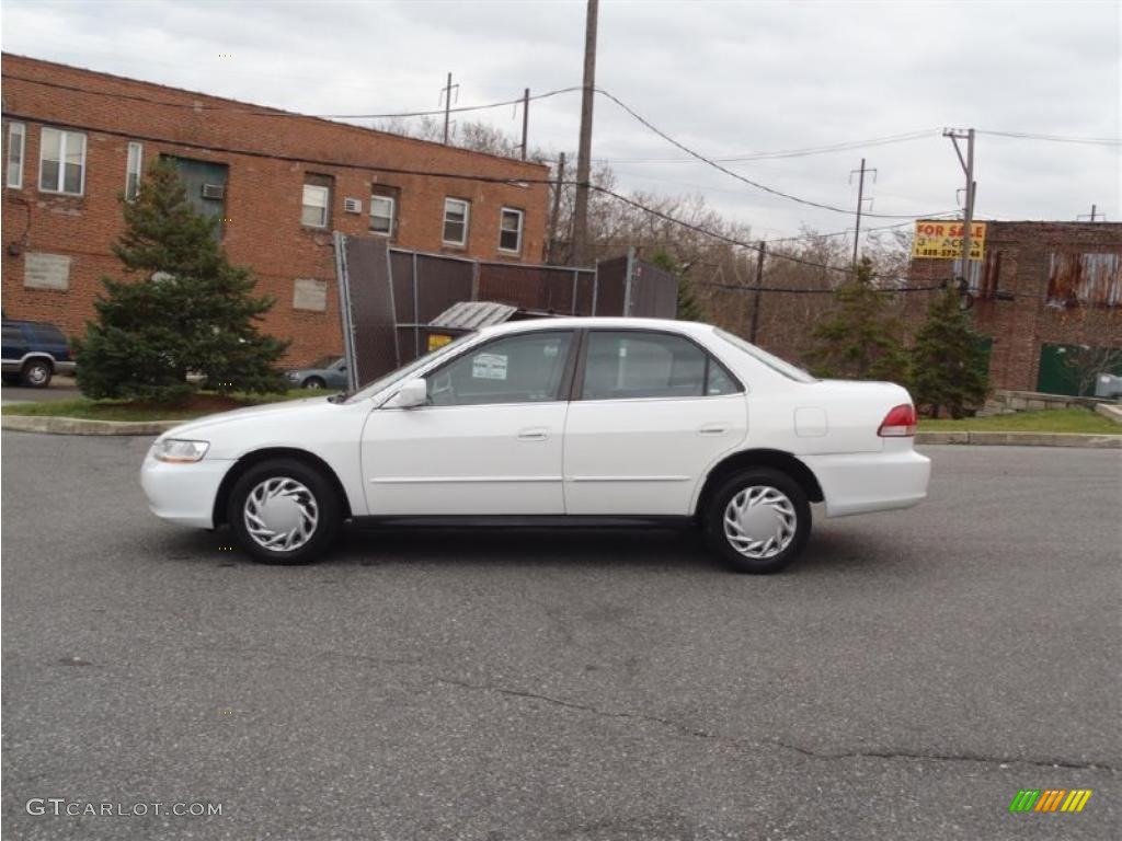 2001 Accord LX Sedan - Taffeta White / Lapis photo #1