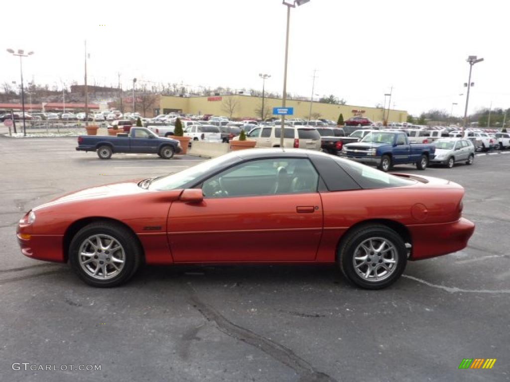 Sunset Orange Metallic 2002 Chevrolet Camaro Z28 Coupe Exterior Photo #41153660