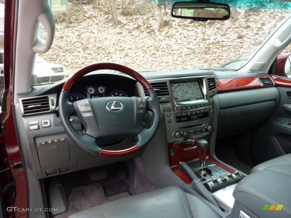 Dark Gray Interior 2008 Lexus LX 570 Photo #41154776