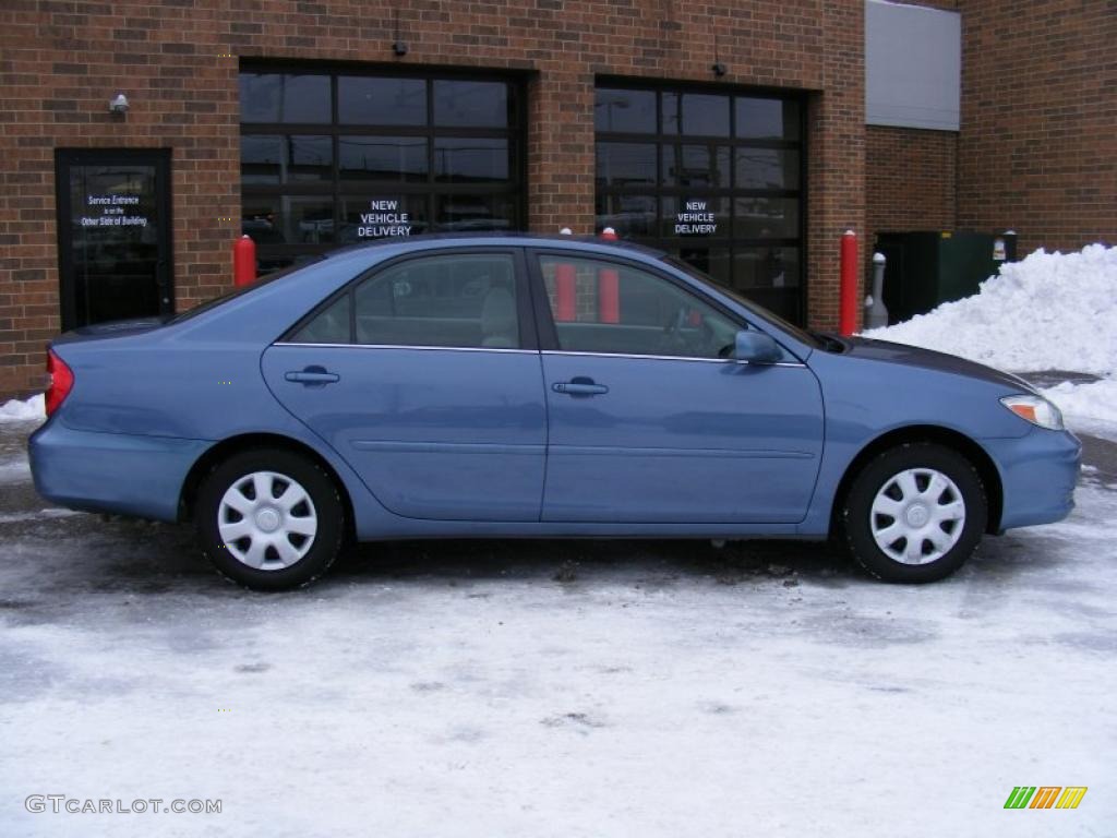 2002 Camry LE - Catalina Blue Metallic / Stone photo #2