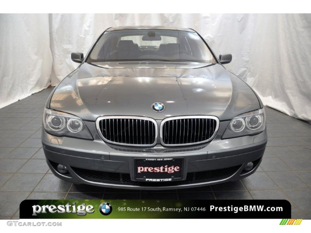 2007 7 Series 750Li Sedan - Sterling Grey Metallic / Black photo #6