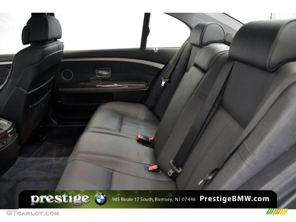 2007 7 Series 750Li Sedan - Sterling Grey Metallic / Black photo #8