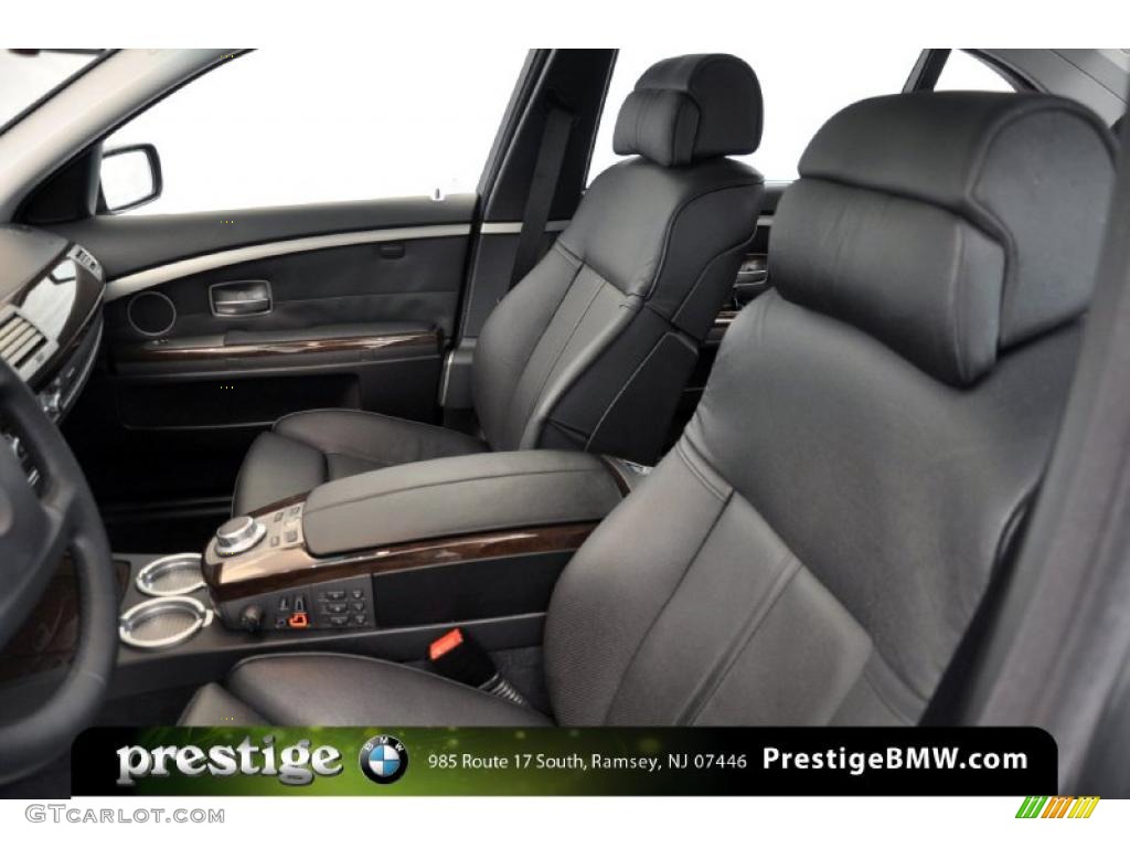 2007 7 Series 750Li Sedan - Sterling Grey Metallic / Black photo #11