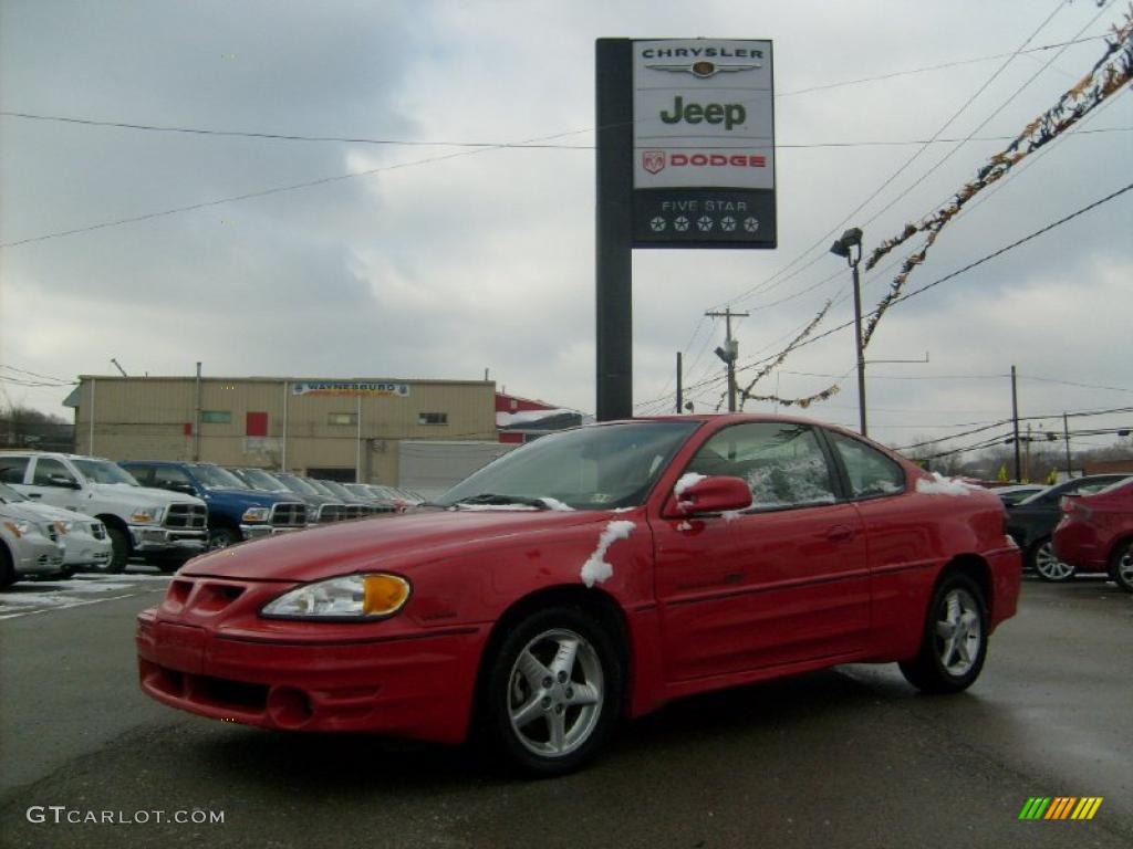 1999 Grand Am GT Coupe - Bright Red / Dark Pewter photo #1