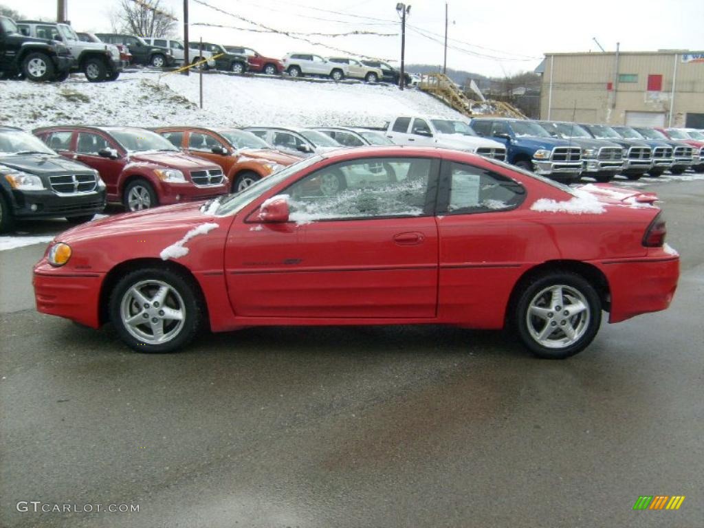 1999 Grand Am GT Coupe - Bright Red / Dark Pewter photo #2