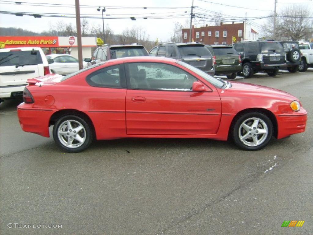 1999 Grand Am GT Coupe - Bright Red / Dark Pewter photo #6