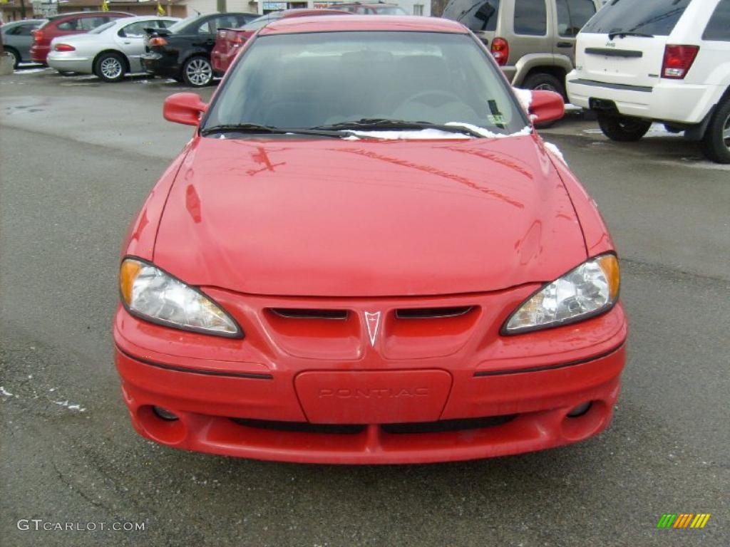 1999 Grand Am GT Coupe - Bright Red / Dark Pewter photo #8
