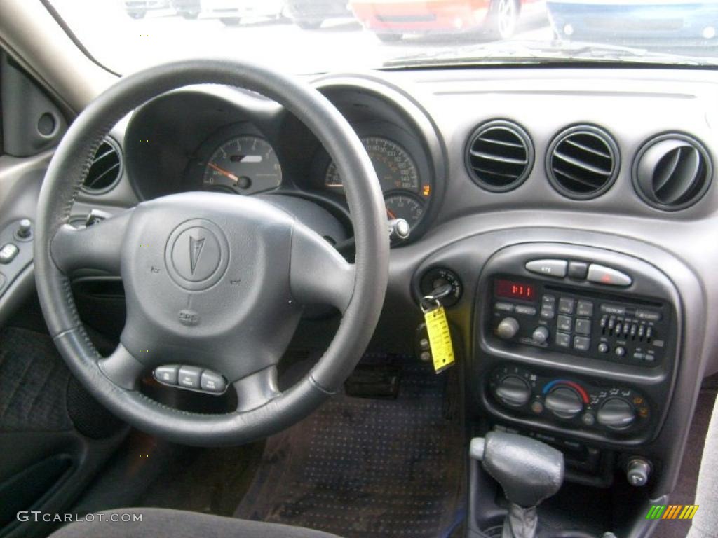 1999 Pontiac Grand Am GT Coupe Dark Pewter Dashboard Photo #41157504