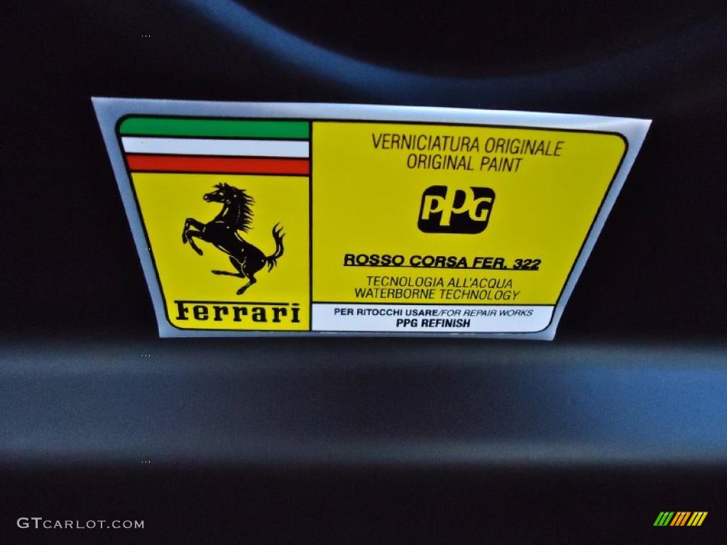 2005 Ferrari F430 Coupe F1 Color Code Photos
